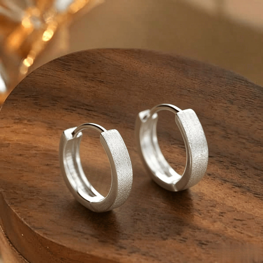 Polished Hoop Earrings