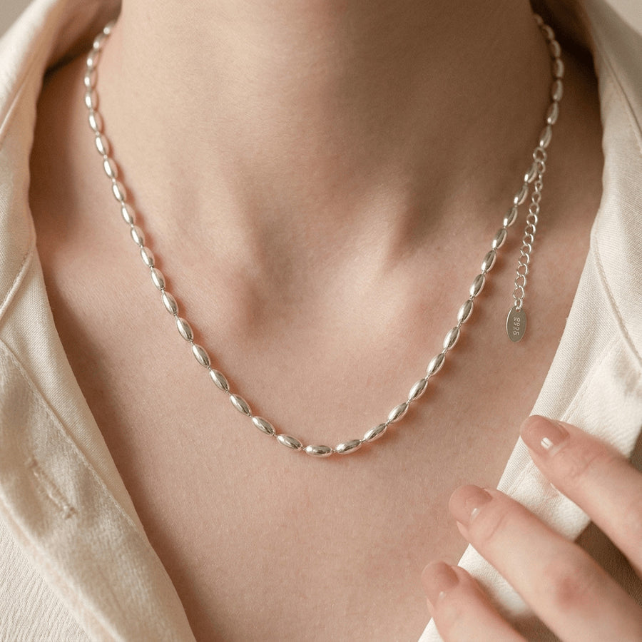 Olive Grain Necklace
