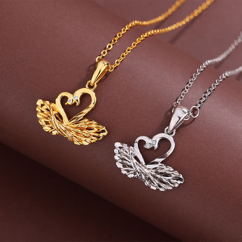 Swan Pendant Necklace
